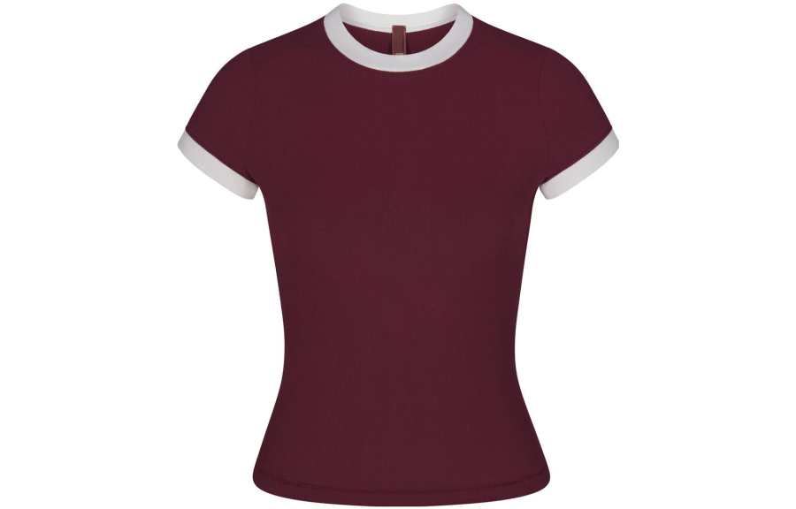 Skims T Shirt Women's MAROON/Chestnut