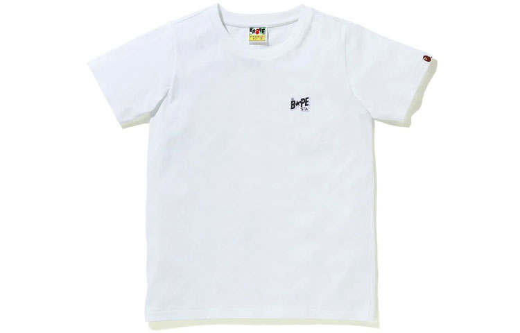 A BATHING APE T Shirts Women's Crew Neck Moderate Straight Fit