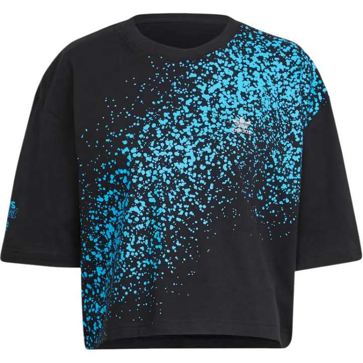 Adidas Adidas T Shirts Women's Black Crew Neck Moderate