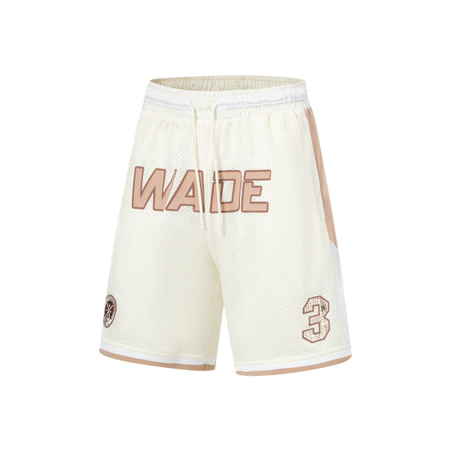 Li-Ning Li Ning Wade Collection Basketball Shorts Unisex Ecru