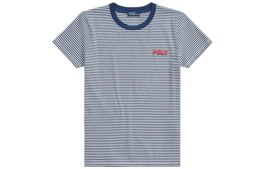 Polo Ralph Lauren FW23 Regular Sleeve T Shirt Women's Blue Tight Fit Version