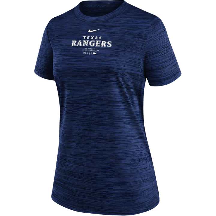 Nike Nike Texas Rangers Authentic Collection Practice Velocity Women's Nike Dri FIT Mlb T Shirt