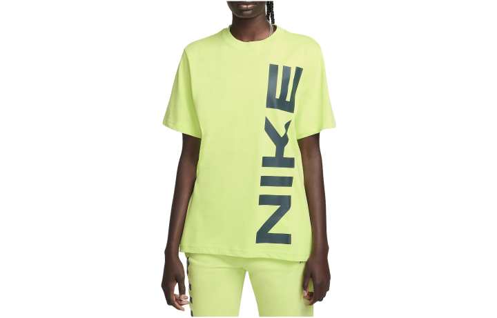 Nike Nike T Shirts Women's Lemon Crew Neck Moderate Straight Fit