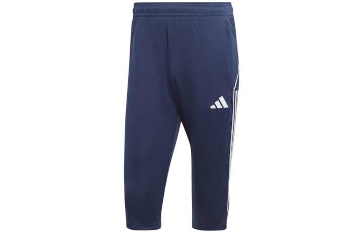Adidas Adidas Soccer Bottoms Men's Blue Moderate Straight Fit Pants