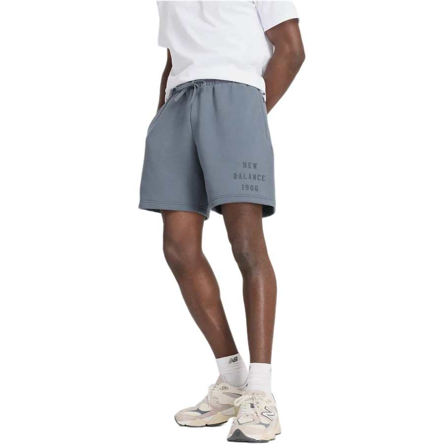New Balance New Balance Iconic Collegiate Fleece Short 7' Casual Shorts Men's Graphite