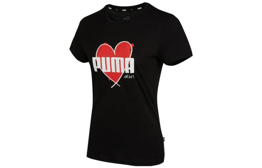 PUMA Set in Sleeve T Shirt Women's Black