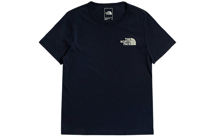 THE NORTH FACE T Shirts Women's Blue Crew Neck Moderate Straight Fit