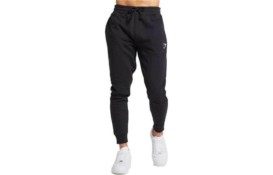 GYMSHARK Sports Pants Men's Black Moderate