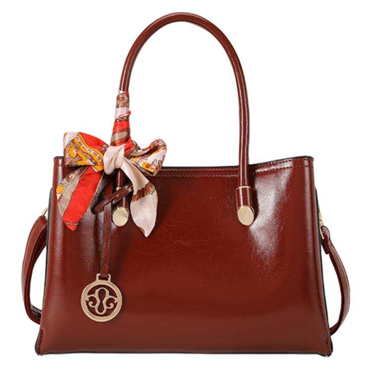 PAYOT Microfiber Synthetic Leather Shoulder Bag, Crossbody Bag, Handbag Women's Burgundy