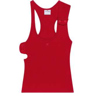 Courreges 90's ribbed tank top