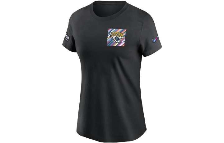 Nike Nike T Shirts Women's Black Crew Neck Moderate Straight Fit