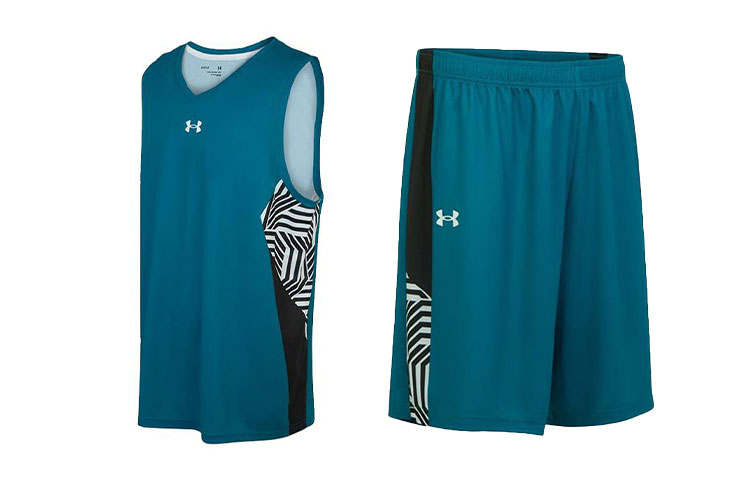 Under Armour Sports Life Collection Basketball Suit Men's Green Blue