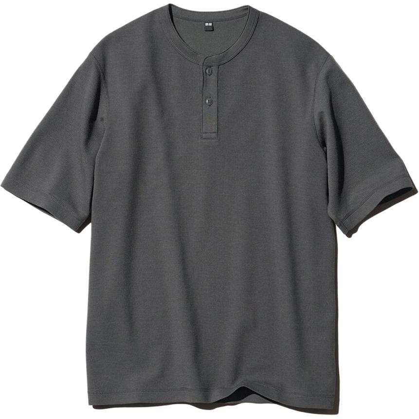 UNIQLO T Shirt Unisex 08 Dark Gray