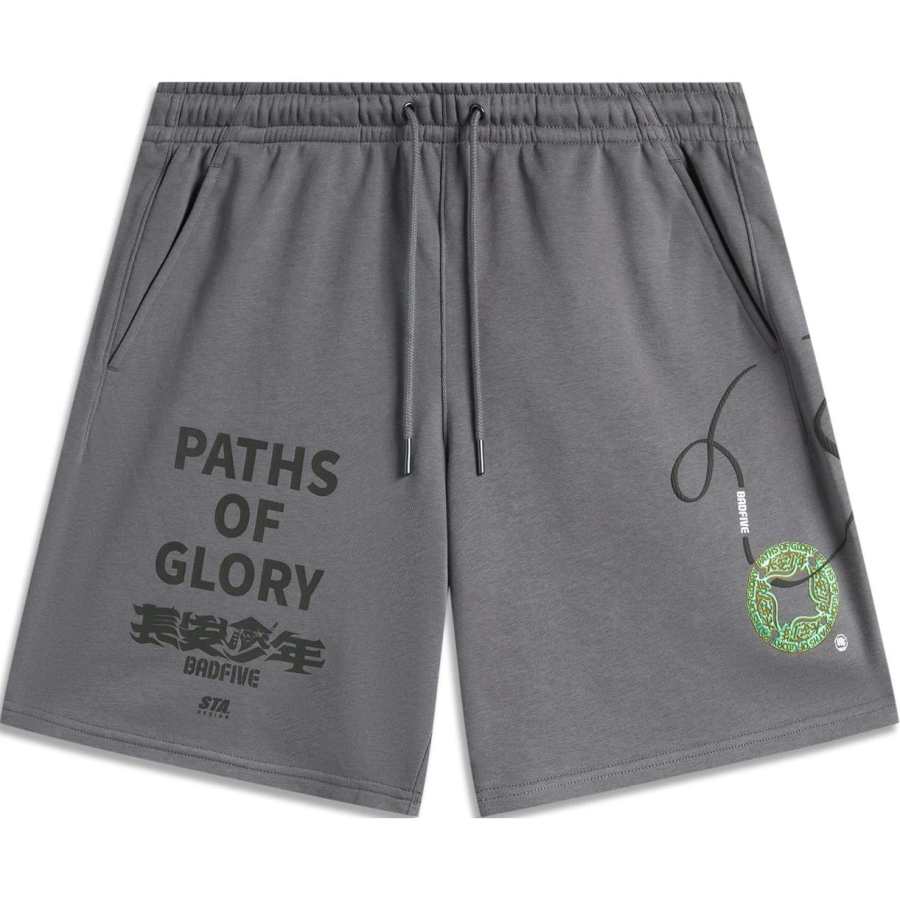 Li-Ning Li Ning BADFIVE Casual Shorts Men's Smoky Ink Gray