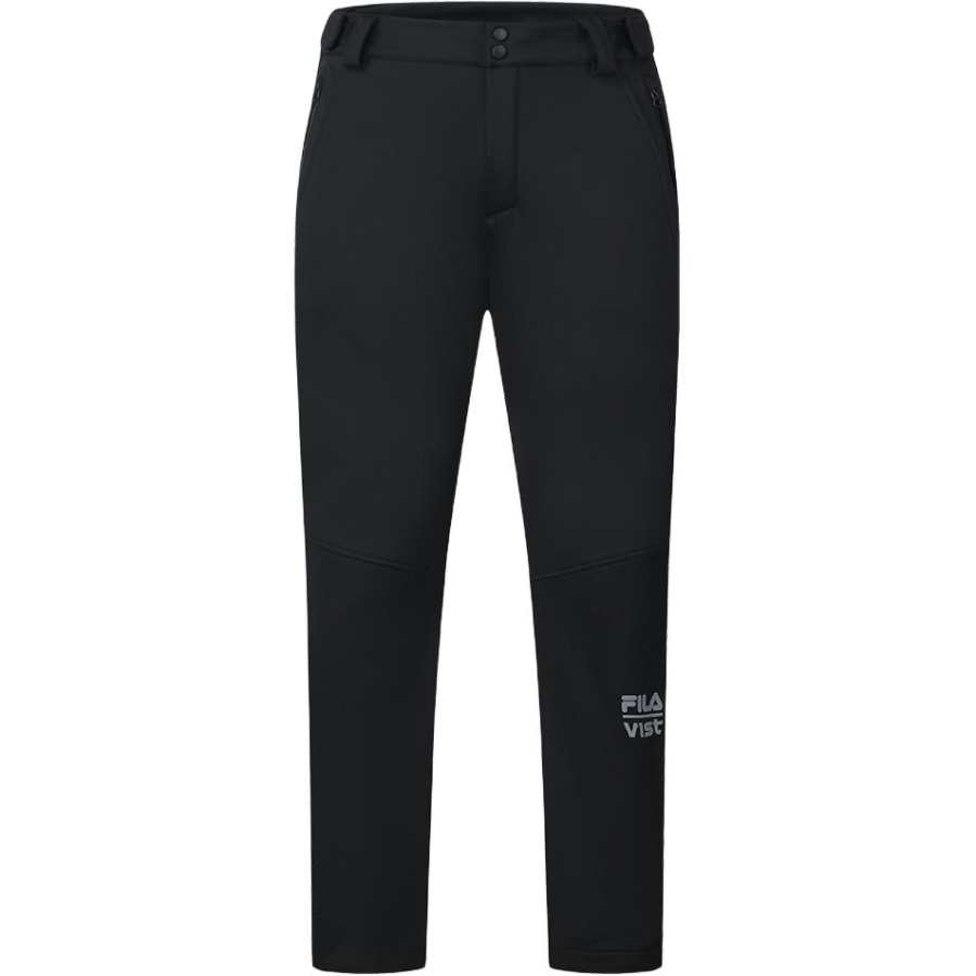 FILA SKI Collection, Comfortable Skin Friendly Thermal Fleece Lined Ski Pants Men's Black