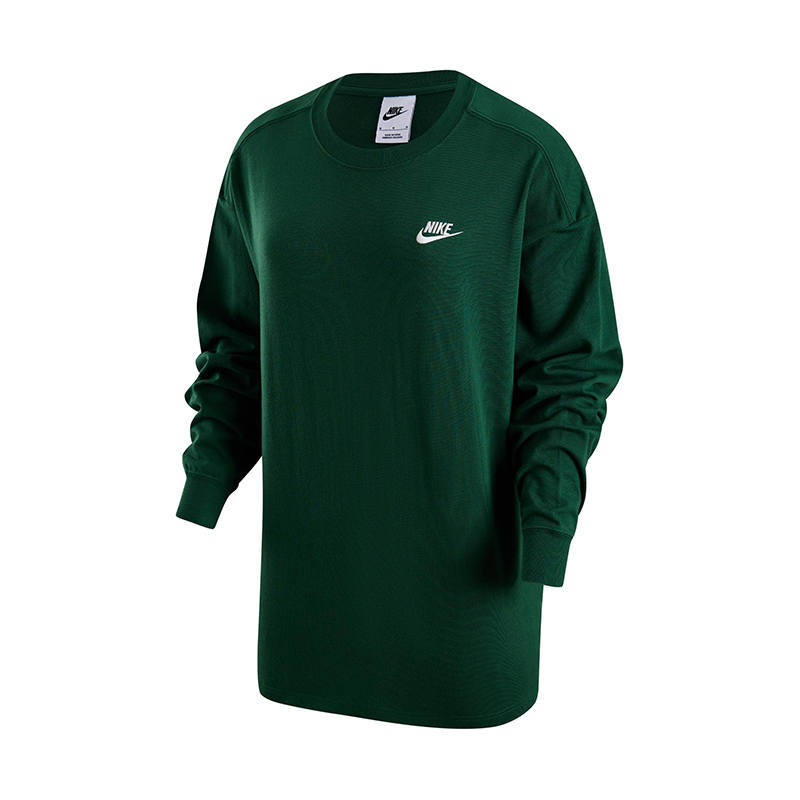 Nike Nike Drop Shoulder Sleeve T Shirt Women's Canyon Green