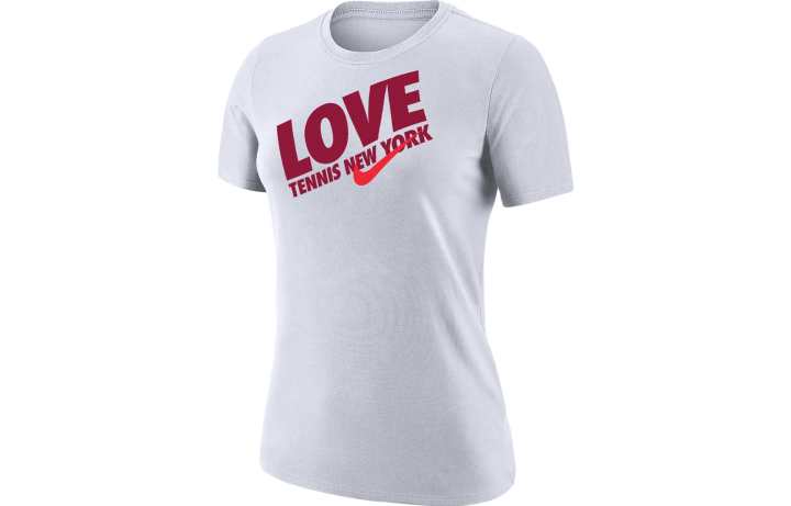 Nike Nike T Shirts Women's White Crew Neck Moderate Straight Fit