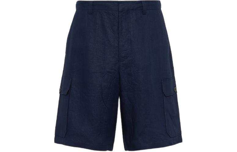 PRADA PRADA Logo Patch Cargo Shorts
