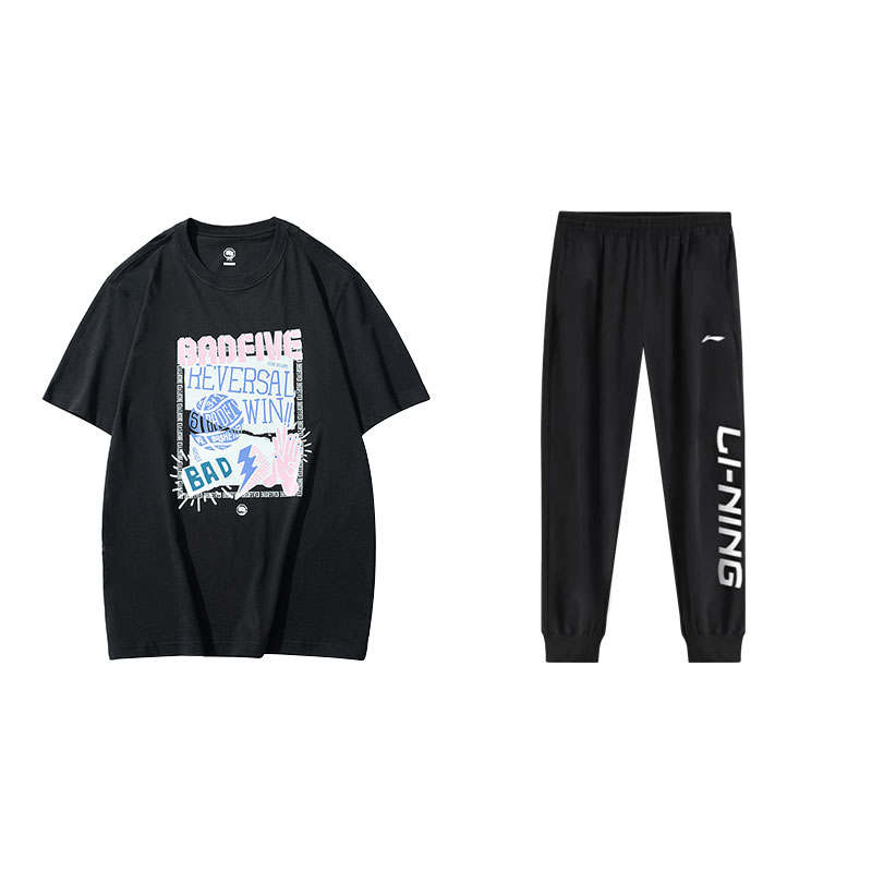 Li-Ning Li Ning Casual Sportswear Unisex Black