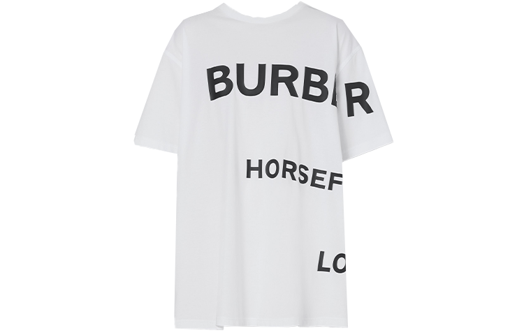 Burberry Drop Shoulder Sleeve T Shirt Women's White