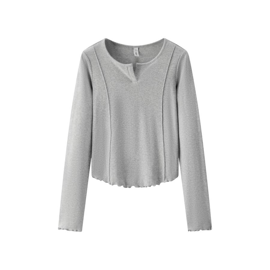 Semir Knitwear Women's Half Open Collar Moderate Nipped In Waist
