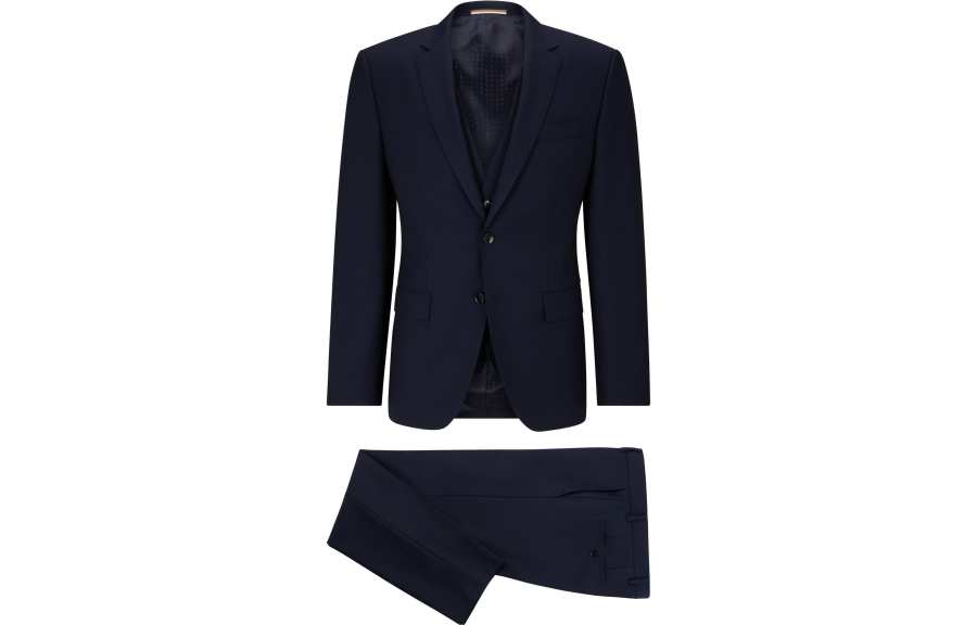 HUGO BOSS 【Best of: PromotionsPrevious Season】notched-lapels wool suit (set of two)