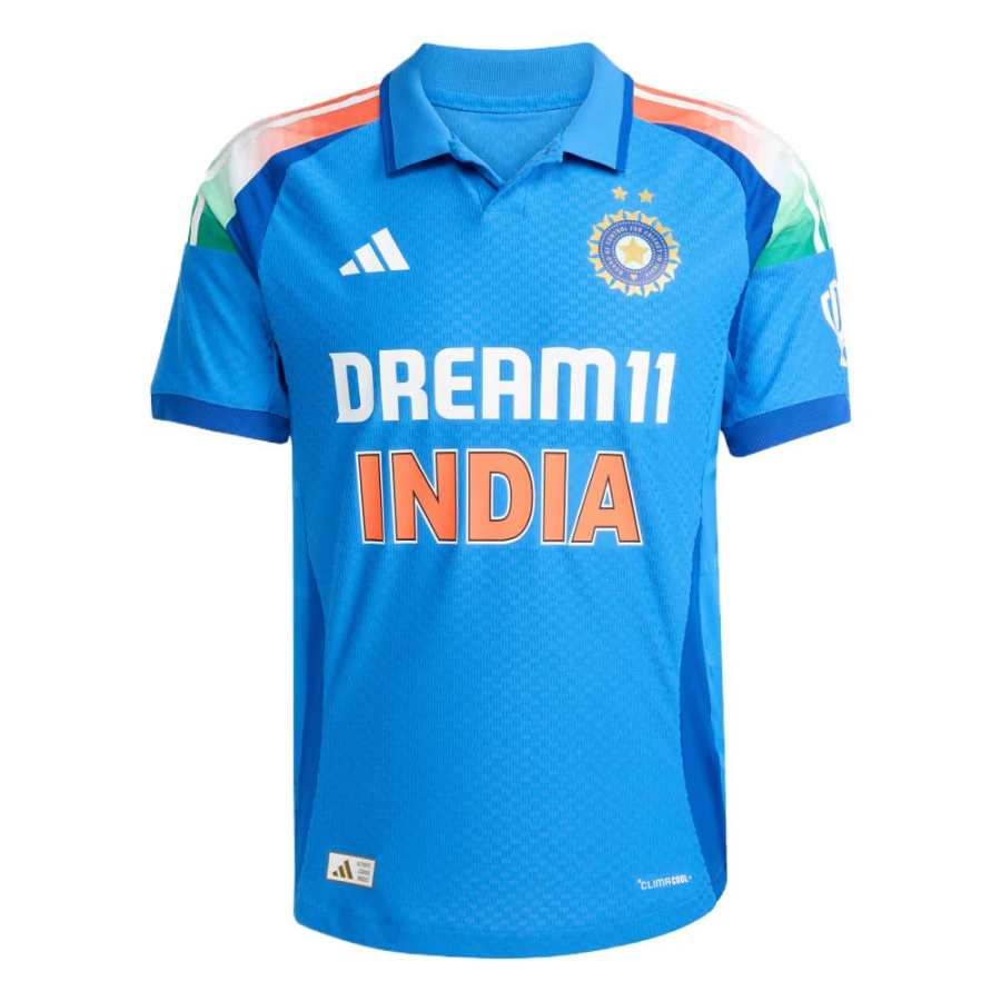 Adidas Adidas Free Shipping With AdiClub India Cricket One Day International Jersey