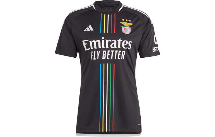 Adidas Adidas Lisbon And Benfica Sports Style Club Soccer Jerseys Men's Black Moderate