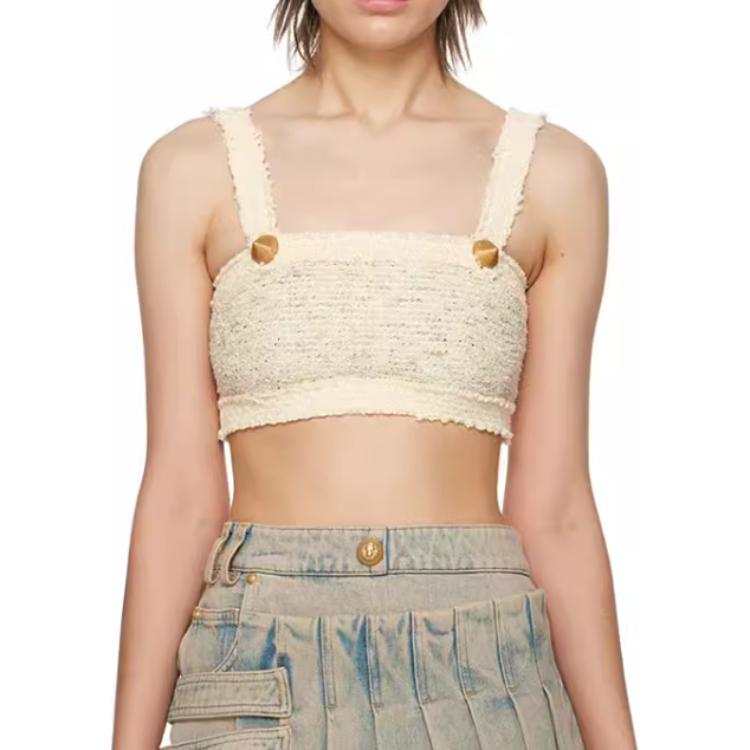 BALMAIN BALMAIN Tank Top Women's Apricot