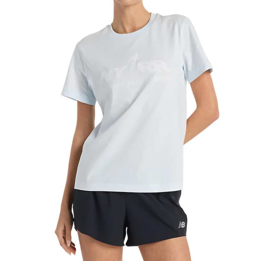 New Balance New Balance Run For Life Regular T Shirt Women's Blue