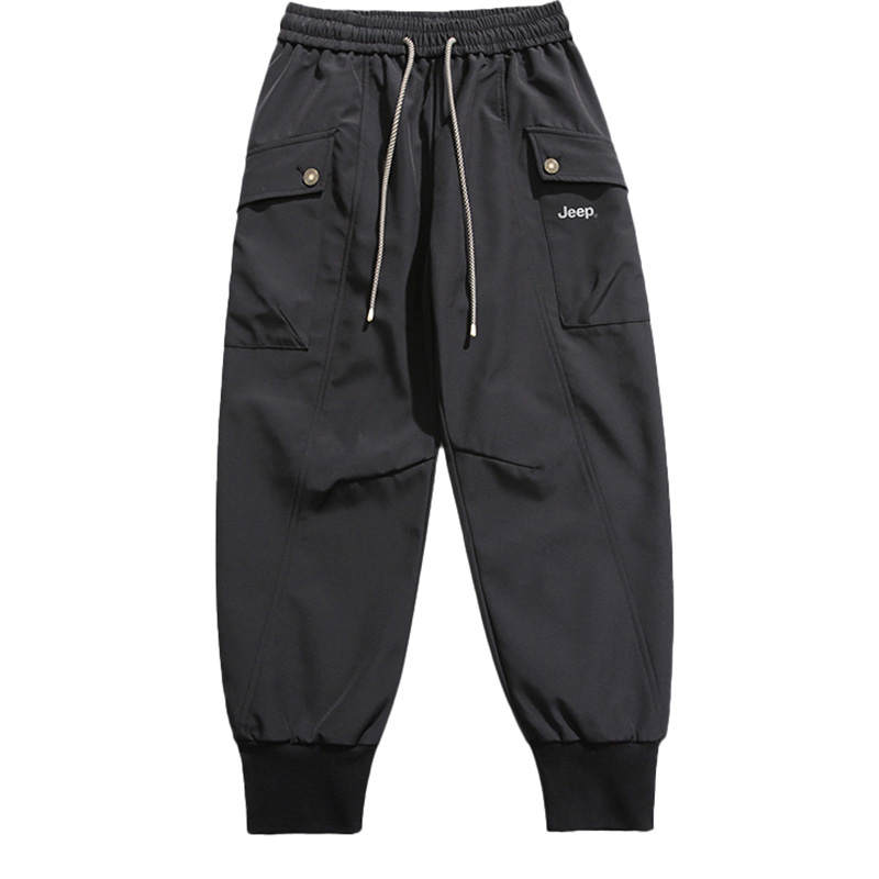 Jeep Casual Pants Unisex Moderate Cuffed Pants