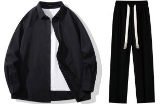 LA'T.WEEKEND Shirt Matching Set, Fall Winter Unisex