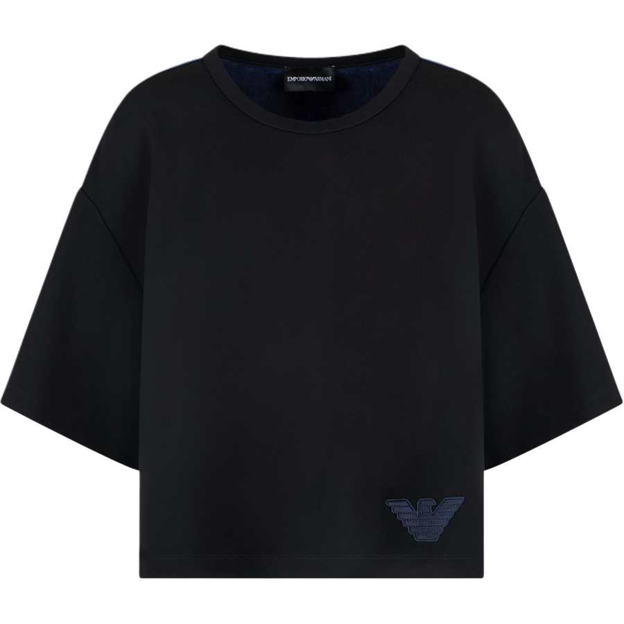 EMPORIO ARMANI Panelled Crewneck T Shirt