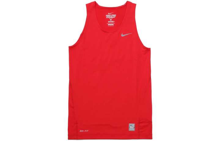 Nike Nike Basketball Jerseys Men's Red Moderate Straight Fit