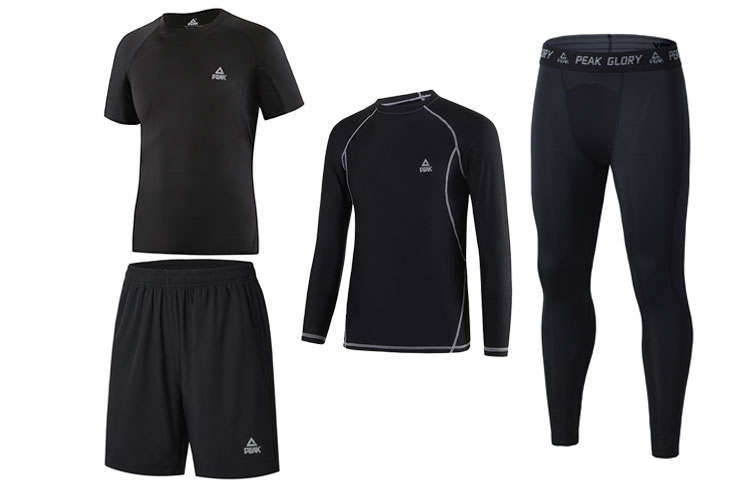 PEAK PEAK Fitness Sets Men's Crew Neck Moderate