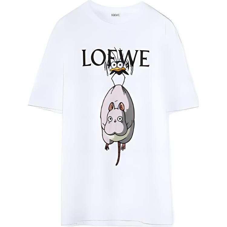 LOEWE x QIANYUQIANXUN T Shirt Women's White