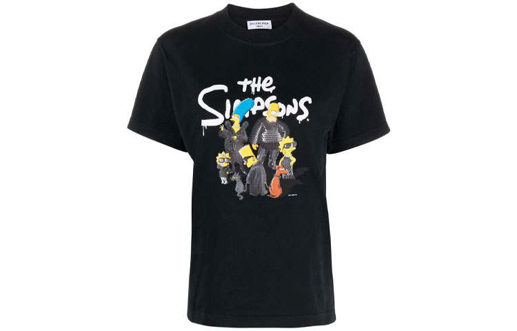 Balenciaga T Shirt Women's Black Regular Fit