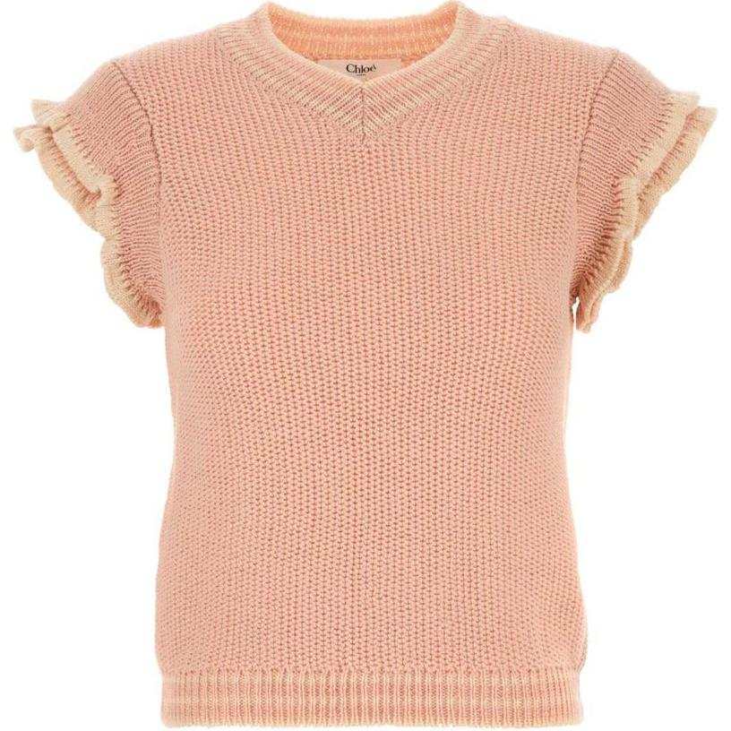 Chloé Chloe T Shirt Women's Peach Pink