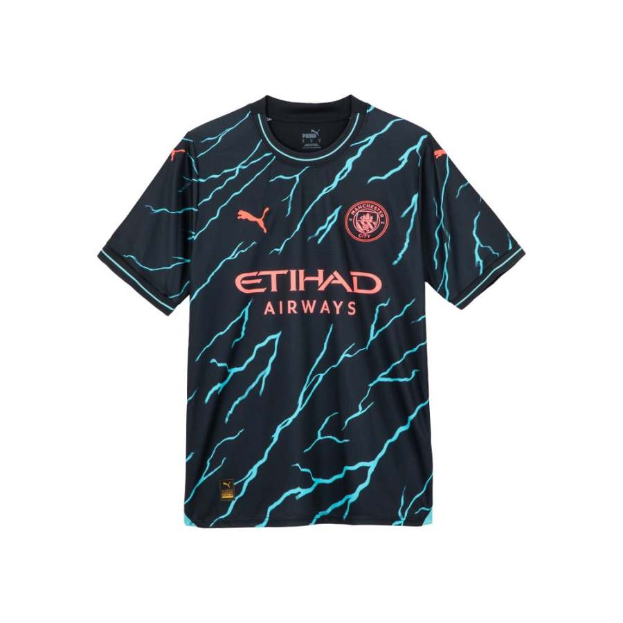 PUMA Manchester City Soccer Jersey Fan Edition Men's Dark Marine Blue