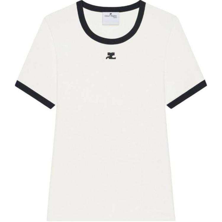 COURREGES Courrèges Heritage Crewneck T Shirt