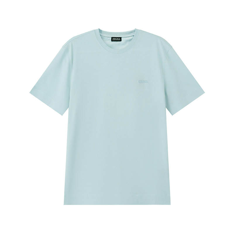 Ermenegildo Zegna logo-embroidered T-shirt