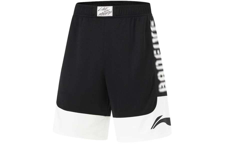 Li-Ning Li Ning BADFIVE Sports Shorts Men's Black Ivory