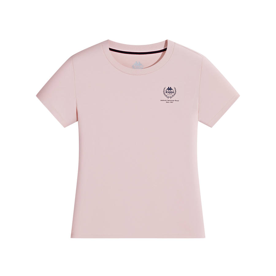 Kappa 1916 T Shirt Women's Peachy Pink