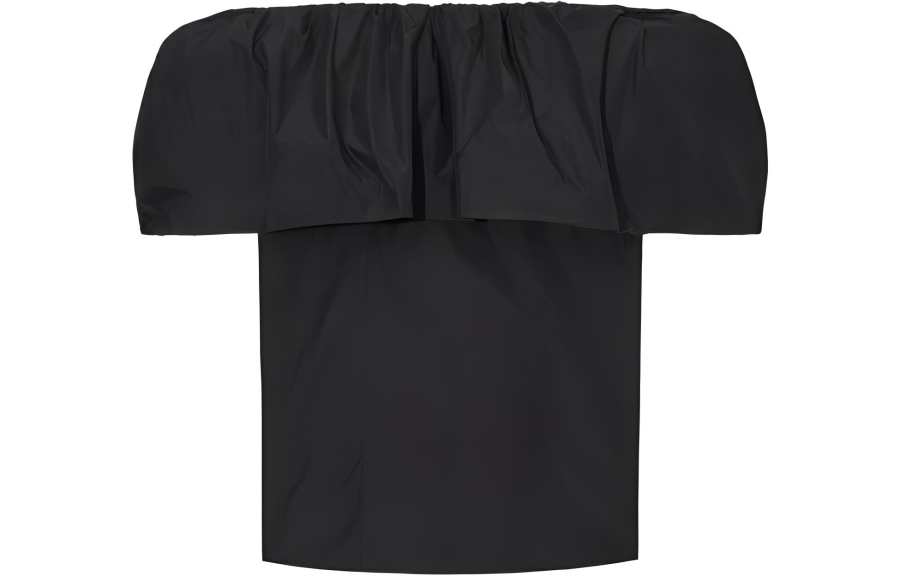 COS T Shirts Women's Black Boat Neck Moderate Other