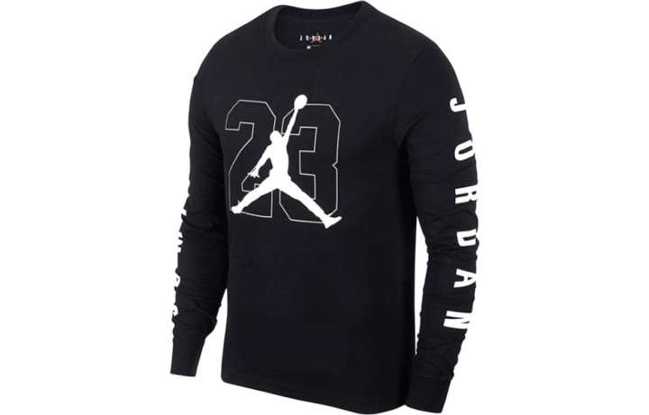 Jordan Jordan Basketball Jerseys Men's Black Crew Neck Moderate