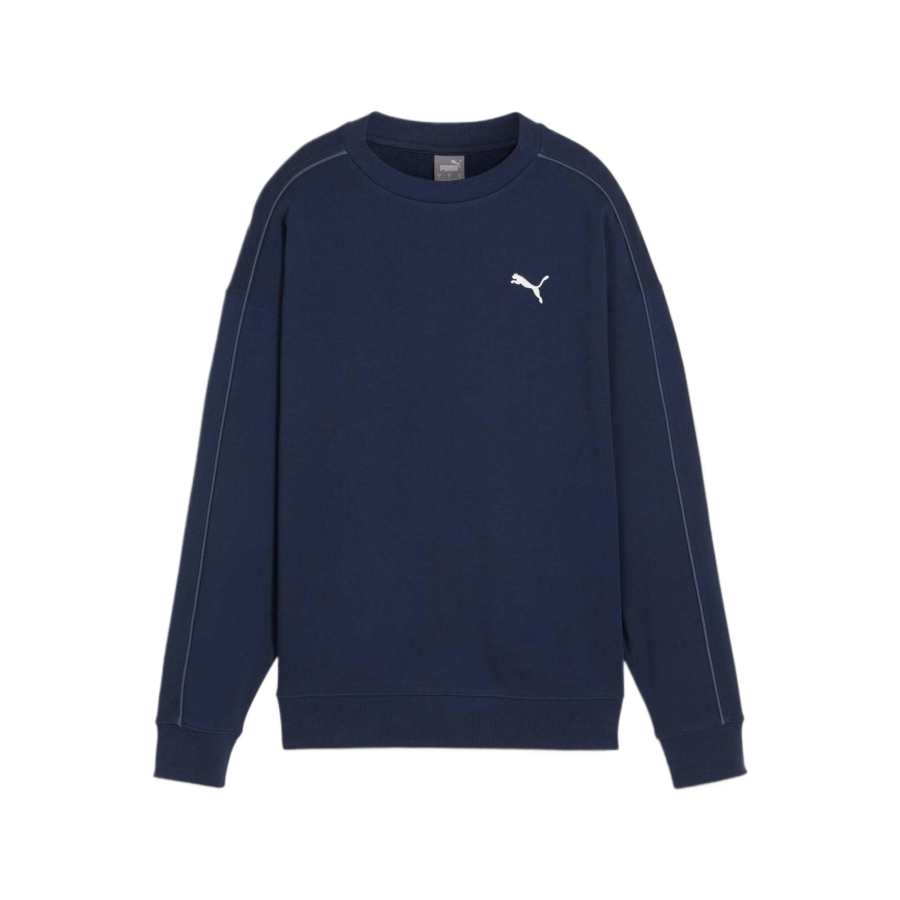 PUMA T Shirts Women's Navy Blue Crew Neck Moderate Other