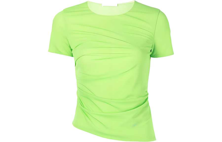 Helmut Lang Helmut Lang Ruched detail T shirt