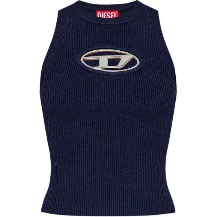 DIESEL Tank Top Women's Dark Blue