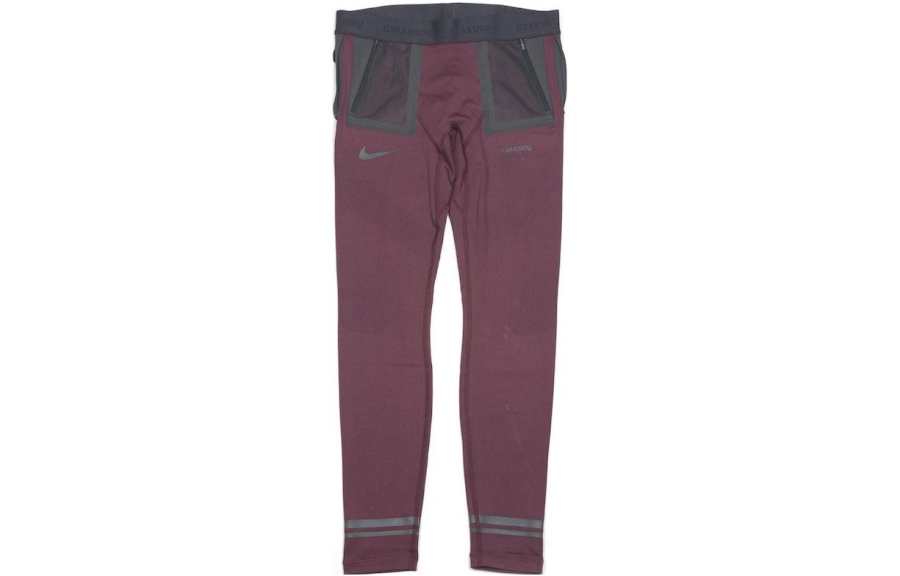 Nike Nike Sports Pants Unisex Burgundy