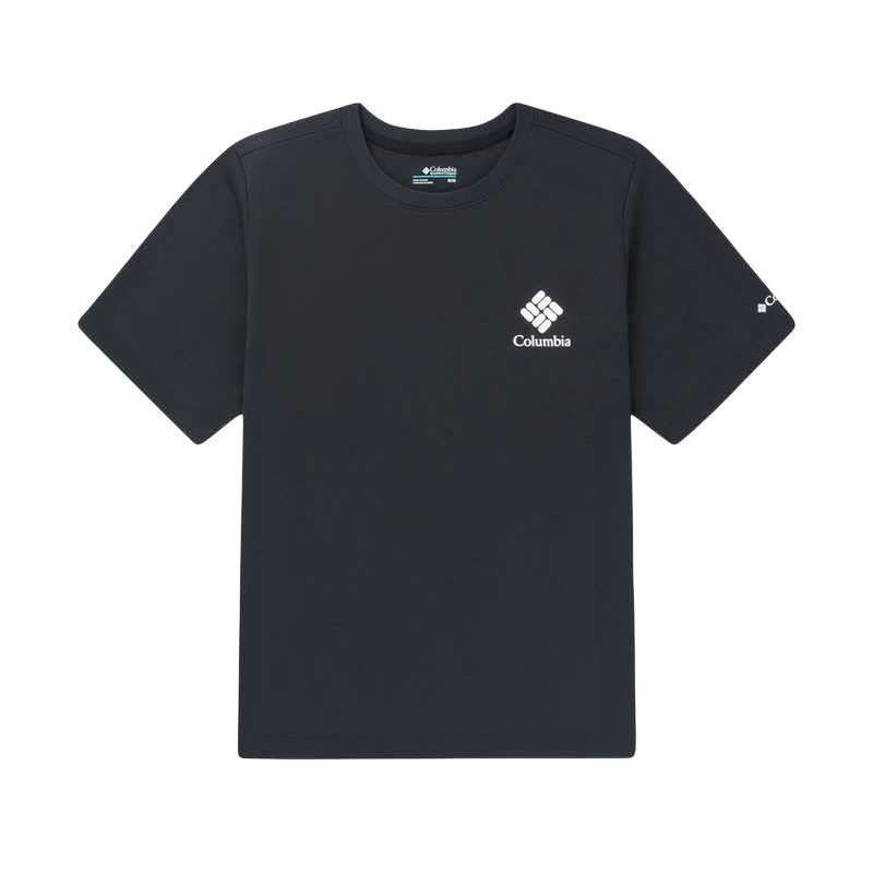 Columbia T Shirts Women's Black 010 Crew Neck Moderate